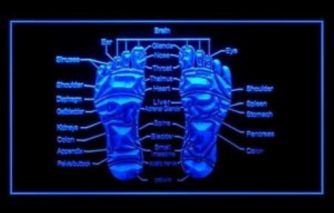 Reflexology Foot Massage Treatment LED Neon Sign